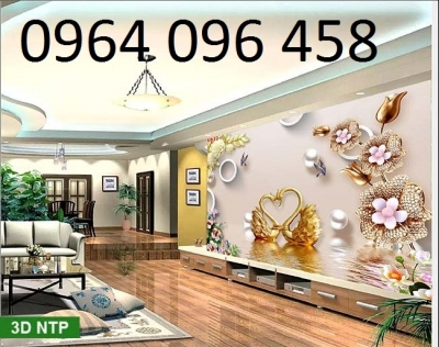 Tranh gạch 3d ốp tường phòng khách đẹp - SXVV77