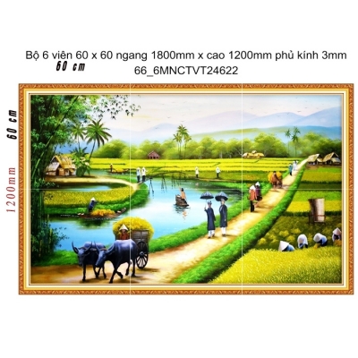 Tranh dán tường phòng khách