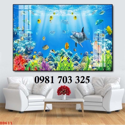 Gạch tranh phong cảnh biển 3D