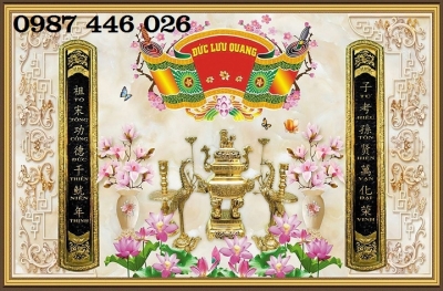 Gạch tranh phòng thờ HP8722