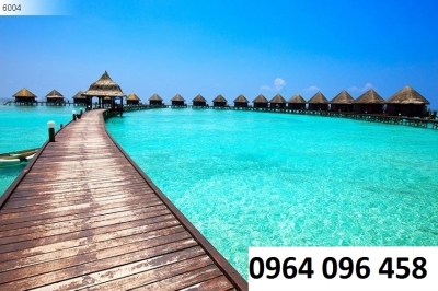 Tranh gạch phong cảnh bờ biển 3d - 89CP