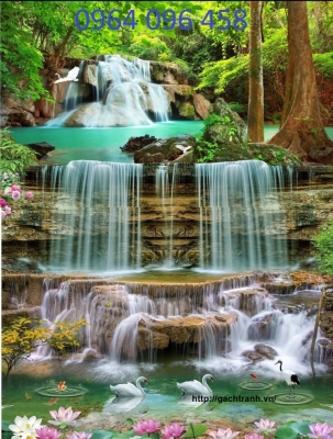 Tranh gạch 3d phong cảnh đồng quê - SXMM7