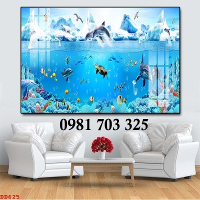 Gạch tranh phong cảnh biển