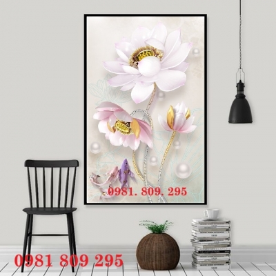 Tranh trang trí khổ dọc mới JD3331