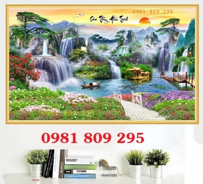 Tranh gạch trang trí - tranh phong cảnh