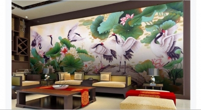 Gạch trang trí phòng khách