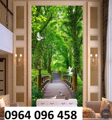 Tranh gạch 3d khổ đứng - HSZ11