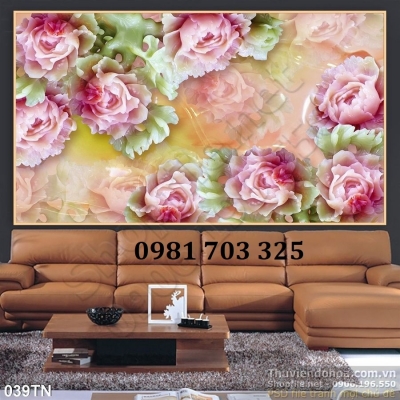 Gạch tranh 3D sứ ngọc đẹp