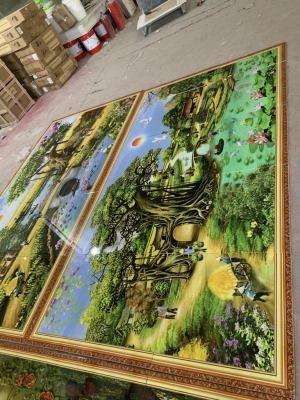 Tranh gạch 3D sản xuất theo yêu cầu