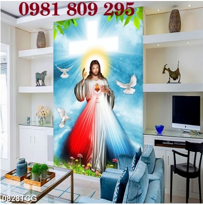 Tranh chúa - gạch tranh 3d công giáo