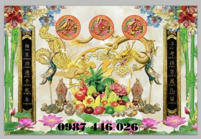 Gạch tranh phòng thờ HP8272