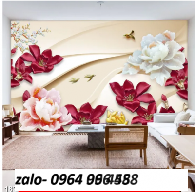 Tranh gạch 3d trang trí phòng khách sang trọng - BNM89