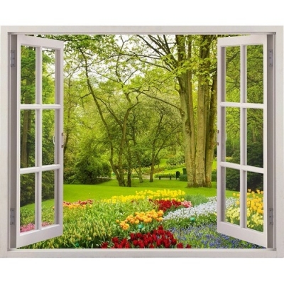 Tranh gạch 3d vườn hoa phong cảnh - LDS33
