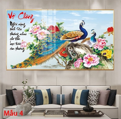 Tranh gạch men 3d trang trí phòng khách đẹp - XC87