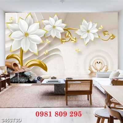 Tranh gạch 3d , gạch trang trí phòng khách