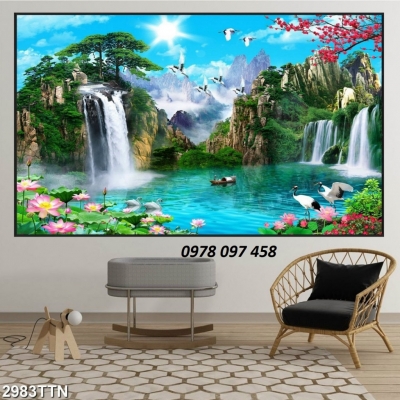 Tranh 3D - tranh phong cảnh thiên nhiên