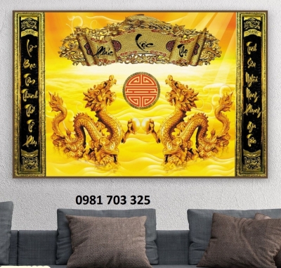 Tranh phòng thờ- tranh gạch men ốp tường