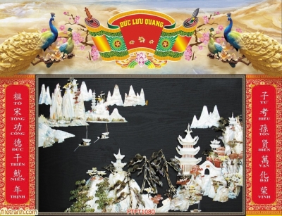 Gạch trang trí ban thờ