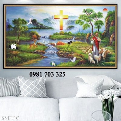 Tranh công giáo 3D, gạch tranh