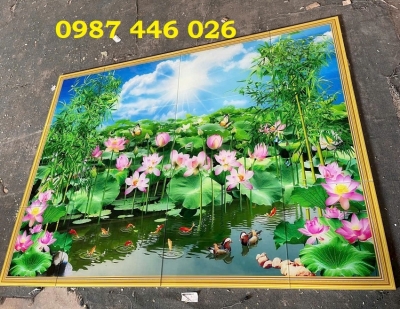 Gạch tranh phong cảnh 3d HP384