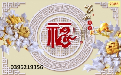 Tranh gạch điêu khắc đẹp 3D