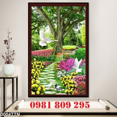 Mẫu gạch 3d thiên nhiên cao cấp