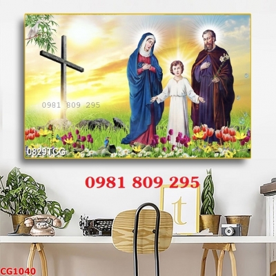 Tranh 3d công giáo , gạch tranh