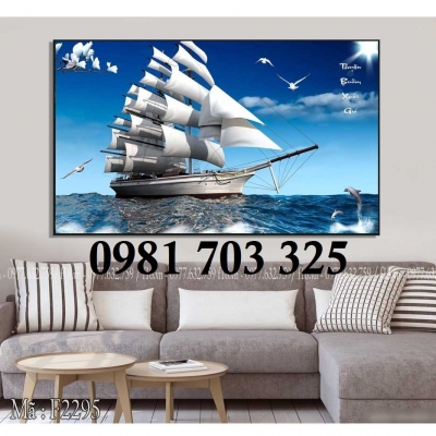 Tranh gạch phong cảnh khổ đứng 3D đẹp