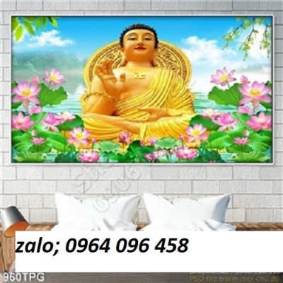 Tranh gạch 3d phật quan âm - LGX4