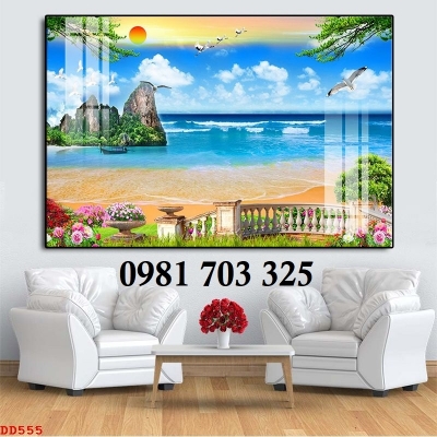 Gạch tranh phong cảnh biển 3D