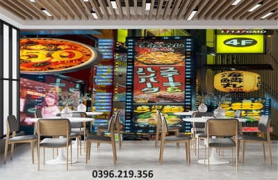 Gạch tranh 3D hình hongkong đẹp