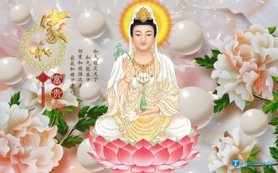 Tranh gạch 3d hình phật - CNB55