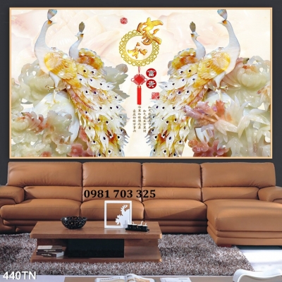 Tranh gạch sứ ngọc 3D đẹp