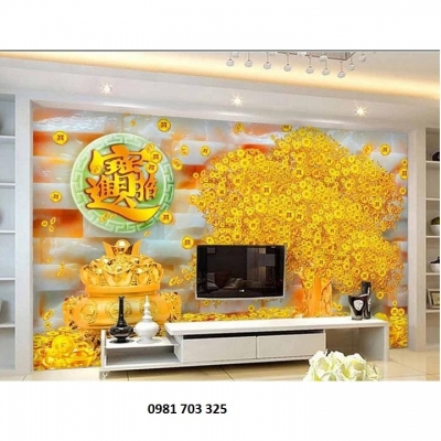 Tranh cây kim tiền