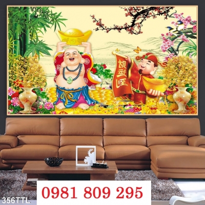 Gạch tranh 3d cây kim tiền