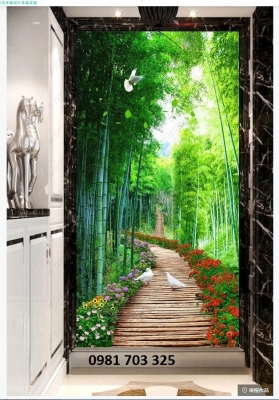 Tranh gạch men 3D khổ đứng