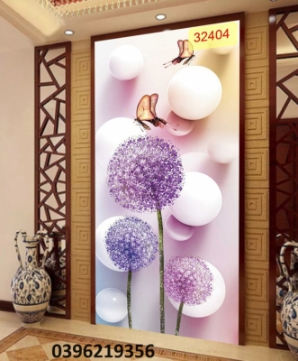 Tranh gạch hoa đẹp 3D