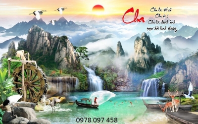 Bức tranh phong cảnh quê hương