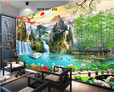 Tranh gạch 3D - tranh gạch phong cảnh