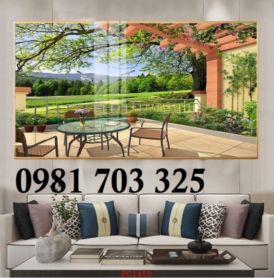 Tranh gạch 3d trang trí đẹp phong cảnh