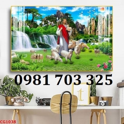 Gạch tranh đẹp công giáo trang trí