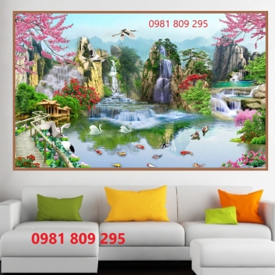 Gạch tranh tường, gạch 3d tranh trang trí 3d