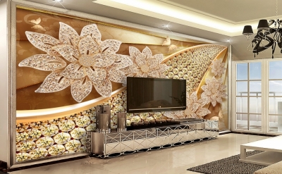 gạch tranh 3d giả ngọc