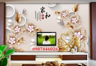 Tranh 3d gạch tranh ốp tường HP9744