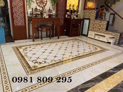 Gạch thảm trang trí phòng khách