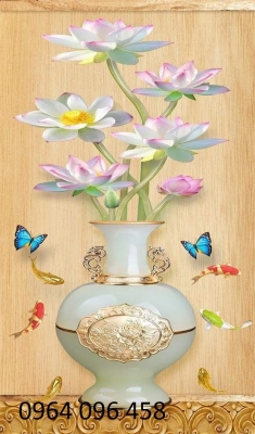 Tranh gạch 3d ốp tường phòng khách - 800MN