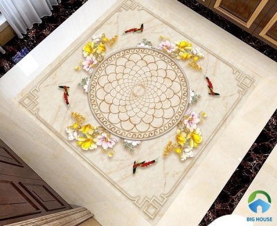 Gạch thảm hoa lát sàn 3d - CMNN05