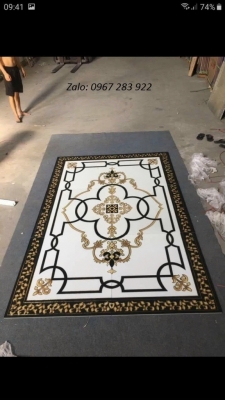 Thảm gạch đẹp ốp sang trọng 3D
