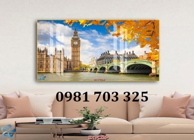 Gạch tranh 3D trang trí phòng khách đẹp