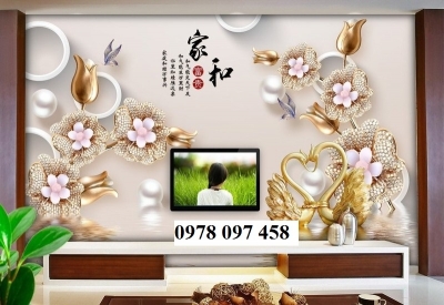 Tranh gạch 3D sứ ngọc